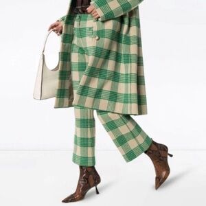 Rejina Pyo Willa Plaid Wool Pants Sz S